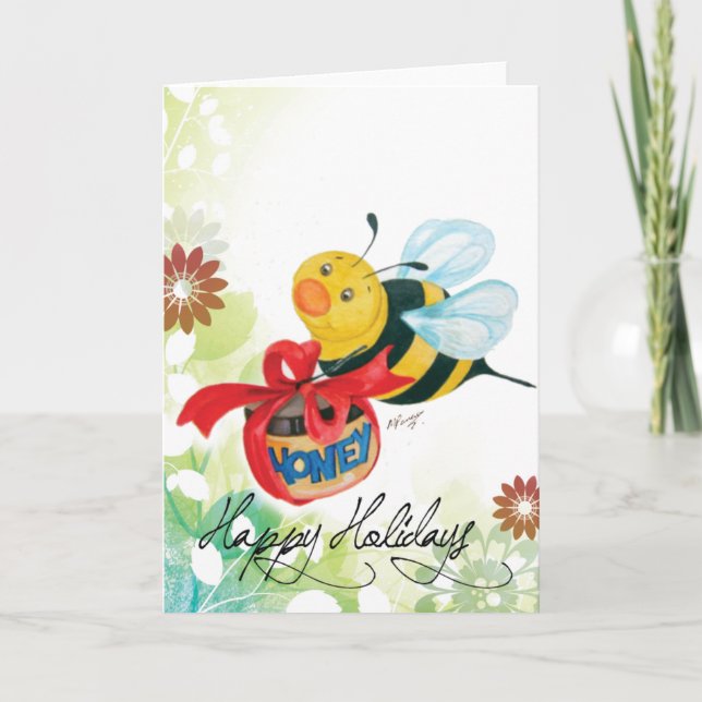 Nukis Geschenk Feiertagskarte (Vorderseite)