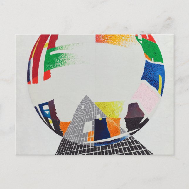 Nuklear I, CH, 1945, von Laszlo Moholy-Nagy Postkarte (Vorderseite)