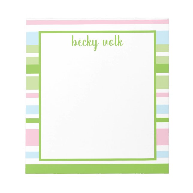 Nuklear Strip Notepad Notizblock (Vorderseite)