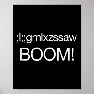 Nukleare Bombe US strategisches Kommando Funny Quo Poster