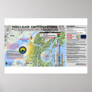 Nukleare Detonation - Alaska Poster