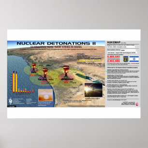 Nukleare Detonationen - Israel 2 Poster