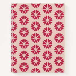 Nukleare Herzen - magentafarbenes - nahtloses Must Notizbuch