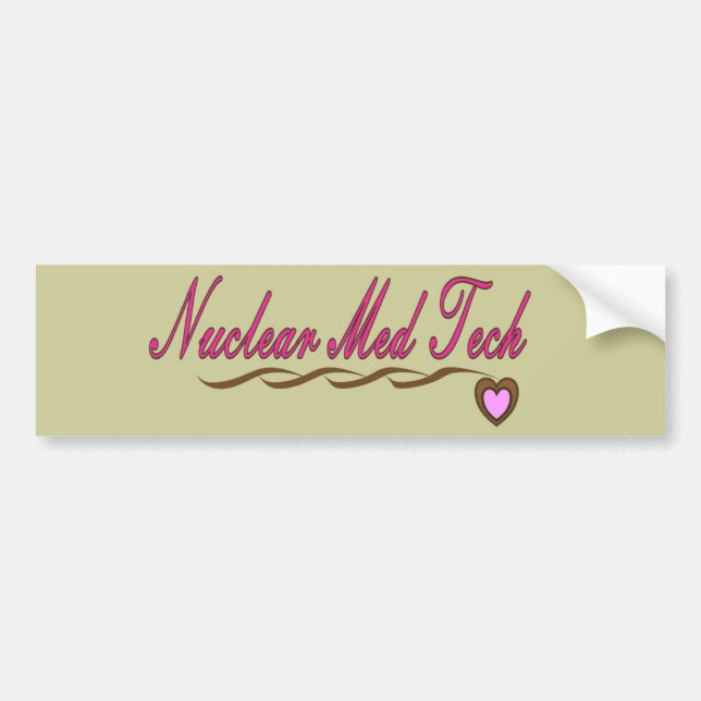 Nukleare MEDtech-Geschenke Autoaufkleber (Vorne)