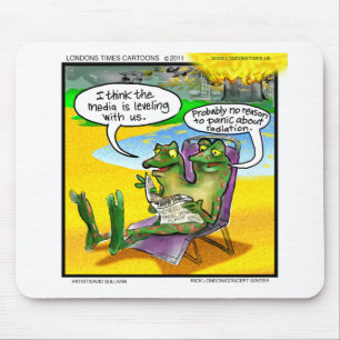 Nukleare Nachbarn (Zwillingsfrösche) Funny Gifts & Mousepad