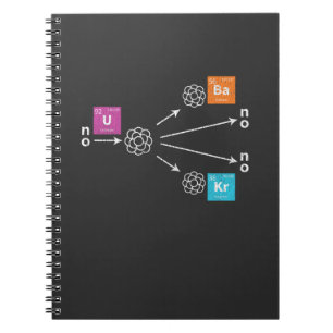 Nukleare Spaltphysik Uranium Barium Krypton Notizblock