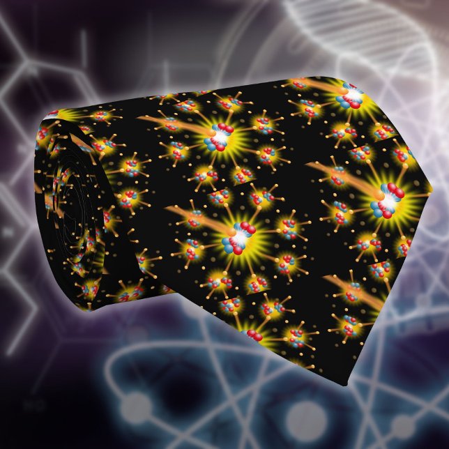 Nukleare Spaltung Krawatte (Nuclear Fission Science Fun Modern Tie)