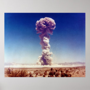 Nukleare Waffenprüfoperation Buster-Jangle 1951 Poster