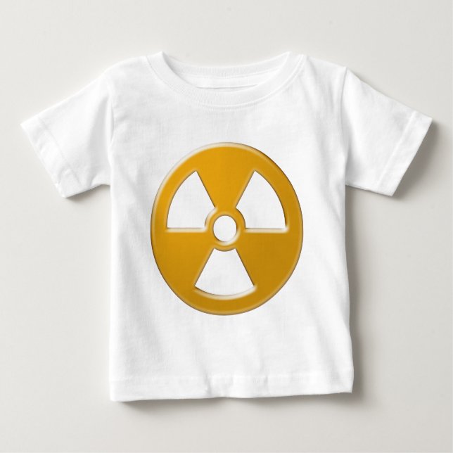 Nukleare Warnung Baby T-shirt (Vorderseite)