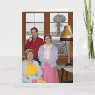 Nukleare Weihnachtskarte Feiertagskarte