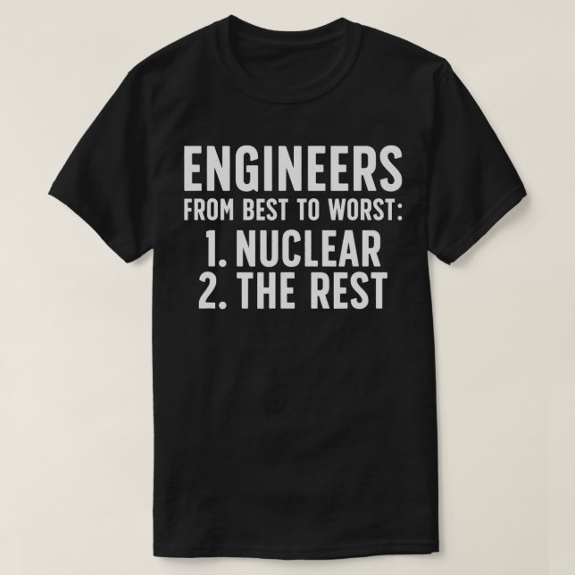 Nuklearer Ingenieur Funny Nuklear Engineering T-Shirt (Design vorne)