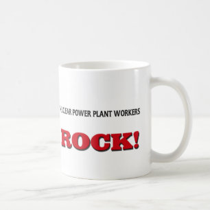 Nuklearer Power-Pflanzen-Arbeitskraft-Felsen Tasse