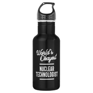 Nuklearer Technologe Jobtitel Edelstahlflasche