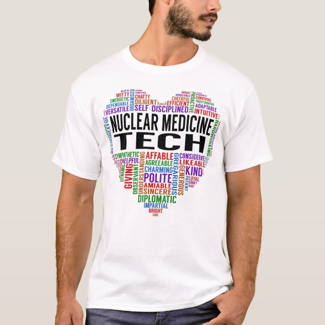Nukleares medizinisches Herz T-Shirt (Vorderseite)