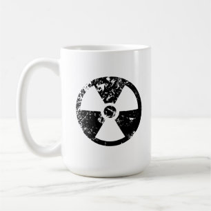 Nukleares radioaktives Zeichen Kaffeetasse