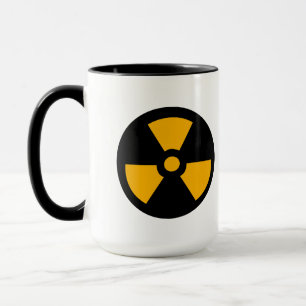 Nukleares radioaktives Zeichen Tasse
