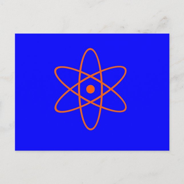 Nukleares Zeichen Postkarte (Vorderseite)