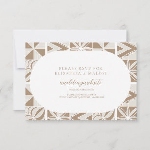 Nuku'alofa RSVP Karte