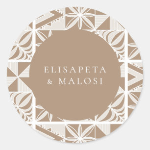 Nuku'alofa Runder Aufkleber