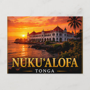 Nuku'alofa Tonga Oceanfront Insel Reise 🌍 Postkarte