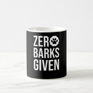 Null Barks bei Hund Kaffeetasse