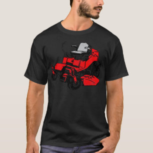 Null drehen Rasenmäher T-Shirt