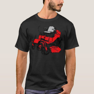 Null drehen Rasenmäher T-Shirt