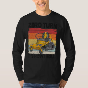 Null drehen: So rolle ich die Landschaft des Rasen T-Shirt