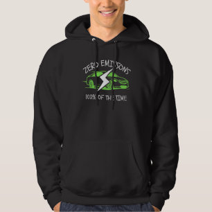Null Emissionen 100 Der Zeit EV-Auto Elektrisches Hoodie