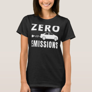 Null Emissionen 100 der Zeit, in der der Elektroau T-Shirt