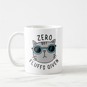 Null Fluffs gegeben Kaffeetasse