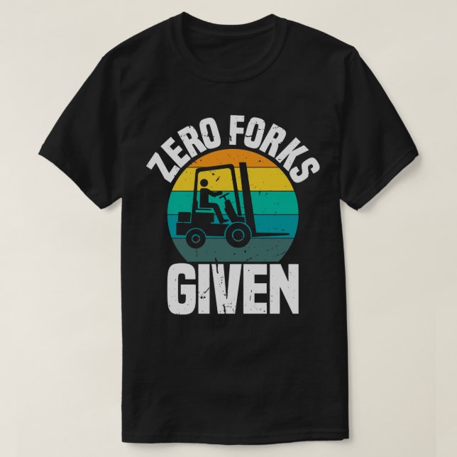 Null Forks gegeben T-Shirt (Design vorne)