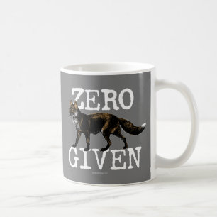Null (Fox) bei Kaffee-Tasse Kaffeetasse