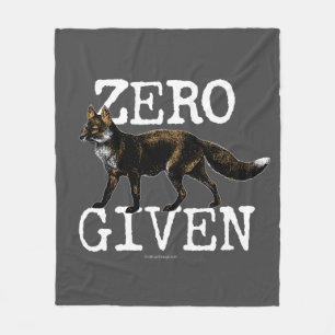 Null (Fox) gegeben Fleecedecke