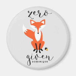 Null Fox gegebener lustiges Magnet