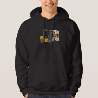 Null Gabeln gegeben Lagerstaplerfahrer Hoodie