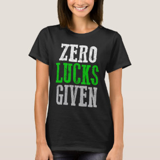 NULL GLÜCK GEGEBEN Grafik T-Shirt