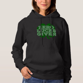 Null Glück gegeben Irisches Kleeblatt St. Patricks Hoodie