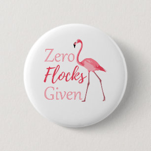 Null Herden angesichts des sonnigen Flamingo Button