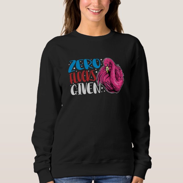 Null Herden Gegeben  Tier  Flamingo Für Männer Fra Sweatshirt (Vorderseite)
