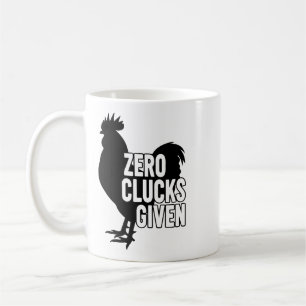 Null Hühner gegeben Kaffeetasse