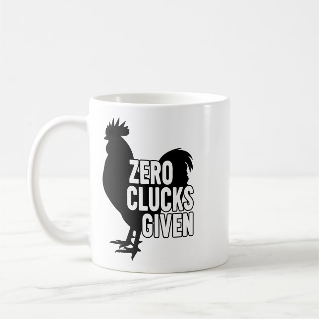 Null Hühner gegeben  Kaffeetasse (Links)