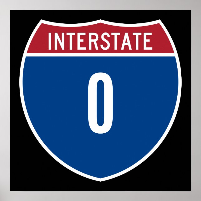 Null-Interstate Poster (Vorne)