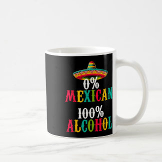Null Prozent 0% mexikanischer Tequila Sombrero Cin Kaffeetasse