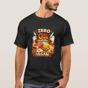 Null Prozent Veganer Fleischliebhaber Lustiger Car T-Shirt
