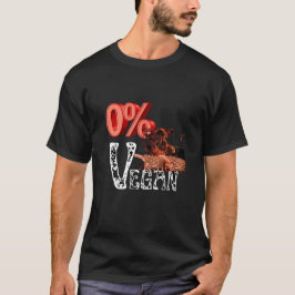 Null Prozent Veganer Grill T-Shirt