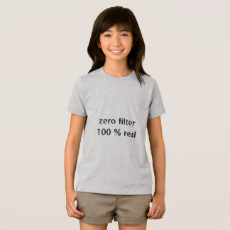 Nullfilter 100 % real in grau Tri-Blend shirt