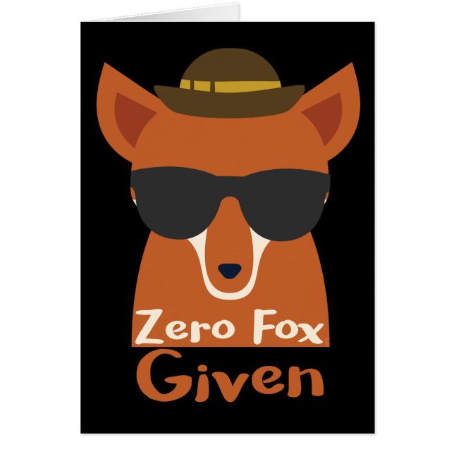 Nullfox gegeben (Vorne)