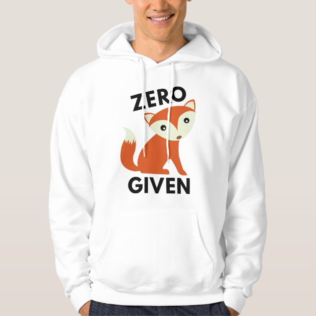 Nullfox gegeben hoodie (Vorderseite)