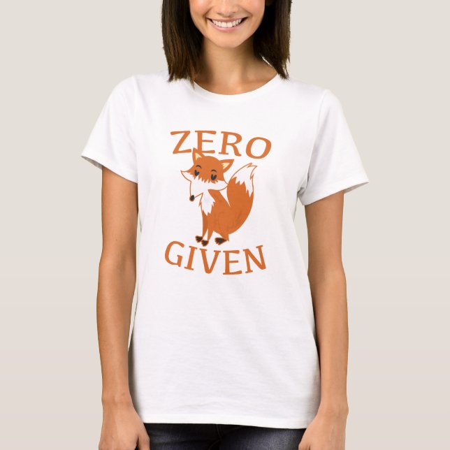 Nullfox gegeben T-Shirt (Vorderseite)